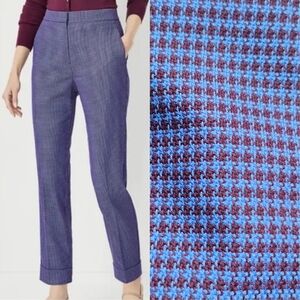 Stylish Blue and Purple Women's Pants